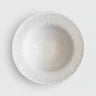 Plato hondo María Tudor de gres manguilla de Leandro Cano