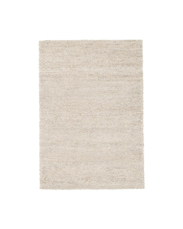 Detalle de alfombra Arctic gris claro Linie Design