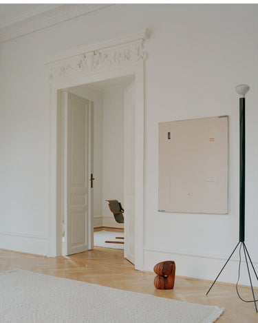 Alfombra Blonde Maze Linie Design en ambiente natural