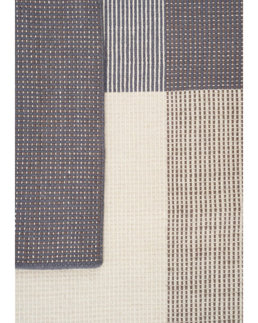 Textura de alfombra Bologna azul océano Linie Design