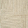Detalle de alfombra Chess de lana blanca Linie Design