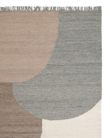 Alfombra Eik gris Linie Design vista completa