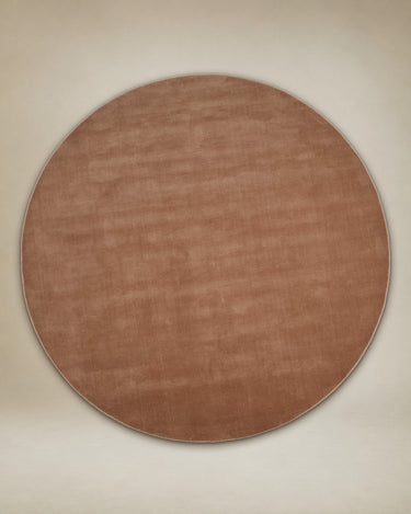 Alfombra redonda Halo Cloud ámbar Linie Design