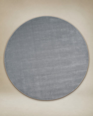 Alfombra redonda Halo Cloud azul océano Linie Design
