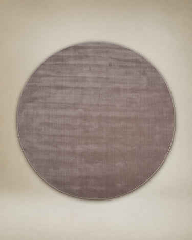 Alfombra redonda Halo Cloud mármol Linie Design