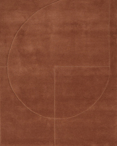Alfombra Lineal Poem de lana ámbar Linie Design
