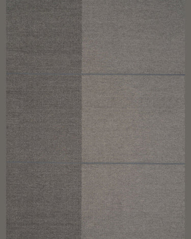 Alfombra Mindful Soul de lana piedra y azul Linie Design