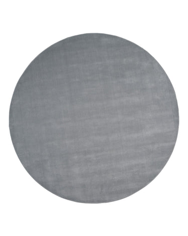 Alfombra redonda Halo Cloud azul océano Linie Design