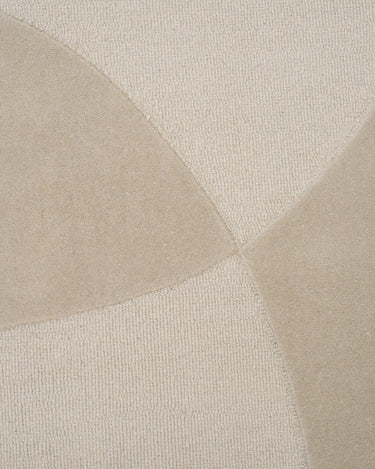 Alfombra Split Plains beige Linie Design vista cercana