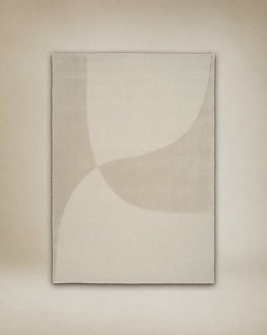 Alfombra Split Plains de lana beige Linie Design