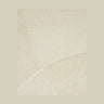 Detalle de alfombra Split Plains blanca Linie Design