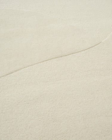 Textura de alfombra Split Plains blanca Linie Design