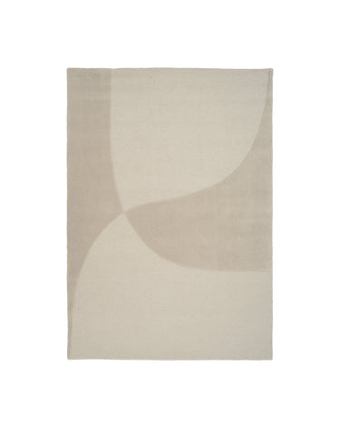 Alfombra Split Plains de lana beige Linie Design