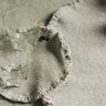 Set de mantel individual y posavasos Stone Wash gris