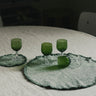 Individuales verde pato sobre una mesa