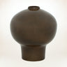 Maceta de ceramica artesanal marron hecha a mano Portugal Urban Nature Culture