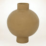 Maceta de ceramica artesanal mate color arena Urban Nature Culture