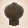 Maceta de ceramica artesanal marron hecha a mano Portugal Urban Nature Culture