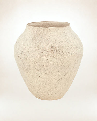Maceta decorativa Olla de algodón maché caqui