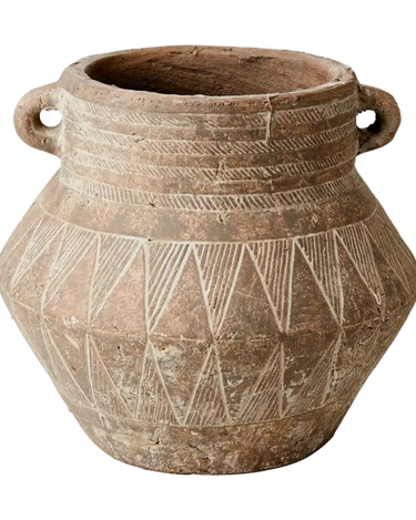 Maceta geométrica de terracota Affari of Sweden