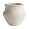Maceta de terracota blanca ancha de Tine K Home