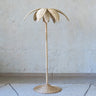 Lámpara de pie de ratán Palm con pantalla natural E27