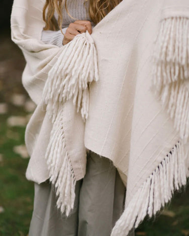 Texture d’alpaga baby blanc