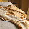 Caravane houndstooth khadi cotton throw