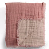 Manta de lino gofrado reversible European Flax Le Monde Sauvage