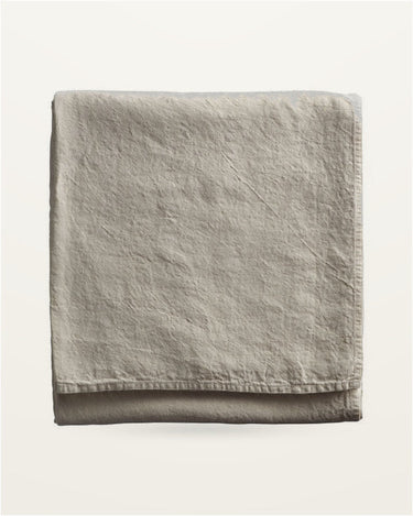 Manta de lino blanco hueso de Tine K Home