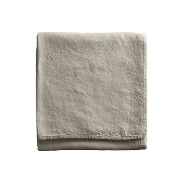 Manta de lino blanco hueso de Tine K Home