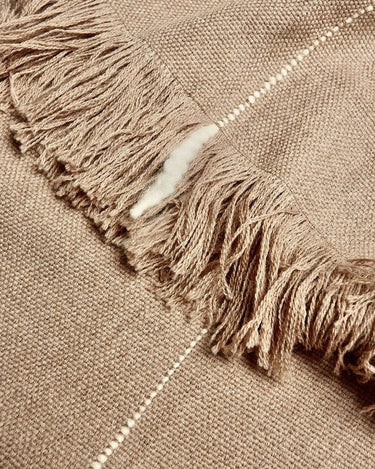 Manta marrón de baby alpaca de Mamakay