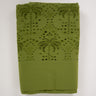 Green openwork tablecloth, 150 x 300 cm