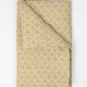 Yellow hand-printed cotton tablecloth by Olsson & Jensen