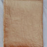 Mantel de lino ocre con flecos de Bicla