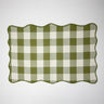 Mantel individual reversible de algodón verde de Olsson & Jensen