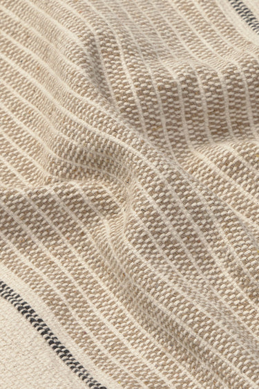 Textura artesanal de manteles individuales de algodón natural