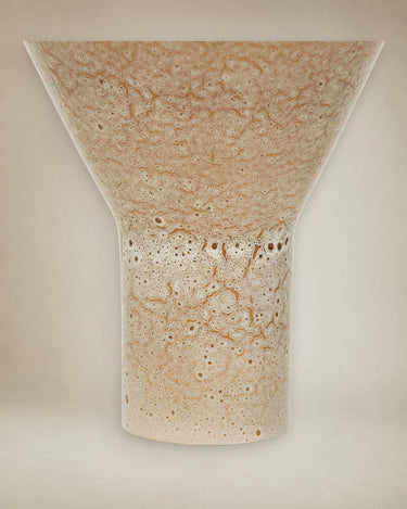 Jarron ceramica reciclada beige vista Urban Nature Culture