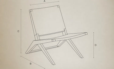 Icono técnico silla lounge LAWIT Dareels