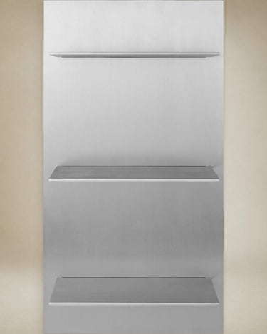 Estantería Pared Triple Aluminio Cepillado Lager Ferm Living | Diseño Moderno Compacto