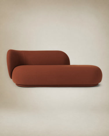 Diván Rico izquierdo marrón rojizo 203 cm en Matuta Home - imagen 2