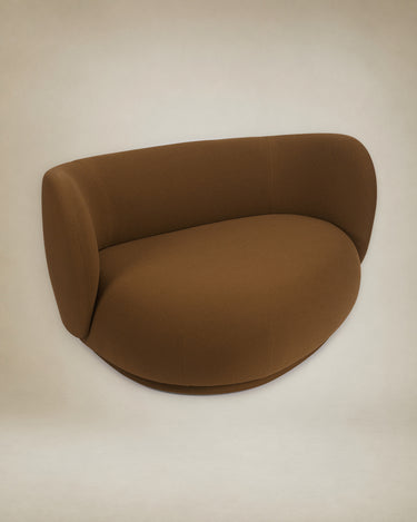 Sofá curvo Rico izquierdo verde de diseño en Matuta Home - imagen 2