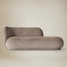 Diván Rico izquierdo de terciopelo beige 203 cm en Matuta Home - imagen 1