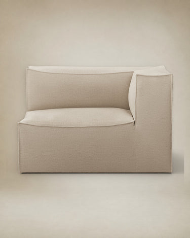 Módulo de sofá Catena S401 con brazo derecho de lino natural en Matuta Home - imagen 1