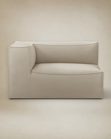 Módulo de sofá Catena L400 con brazo izquierdo de lino natural en Matuta Home - imagen 2