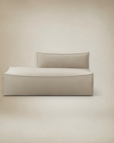 Módulo abierto izquierdo Catena L300 de lino natural en Matuta Home - imagen 1