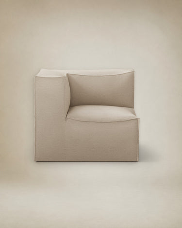 Módulo esquinero Catena S200 de lino natural en Matuta Home - imagen 1