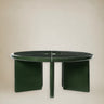 Mesa de centro redonda Deya verde 80 cm en Matuta Home - imagen 1