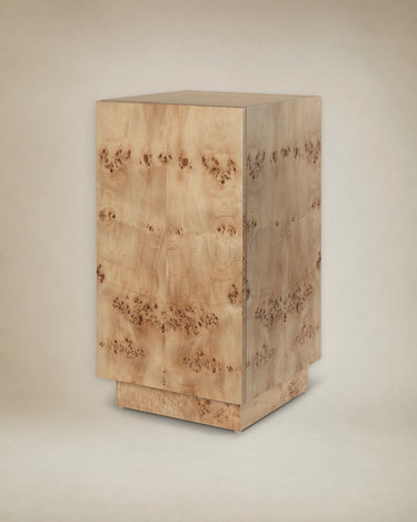 Mesa auxiliar Burl de madera natural en Matuta Home - imagen 3