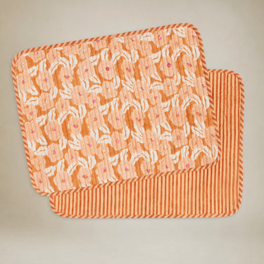 Set de 2 manteles individuales reversibles de algodón Bonheur du Jour